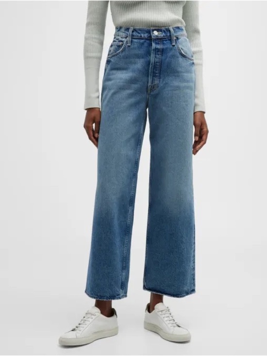 MOTHER Denim - MOTHER SUPERIOR Jeans High Waisted Spinner Skimp Blue Size 27